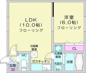 幌平橋駅 徒歩10分 2階の物件間取画像